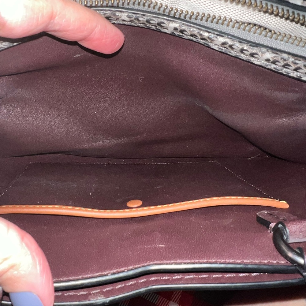 Coach Leather Satchel in Oxblood - Picture 10 of 15
